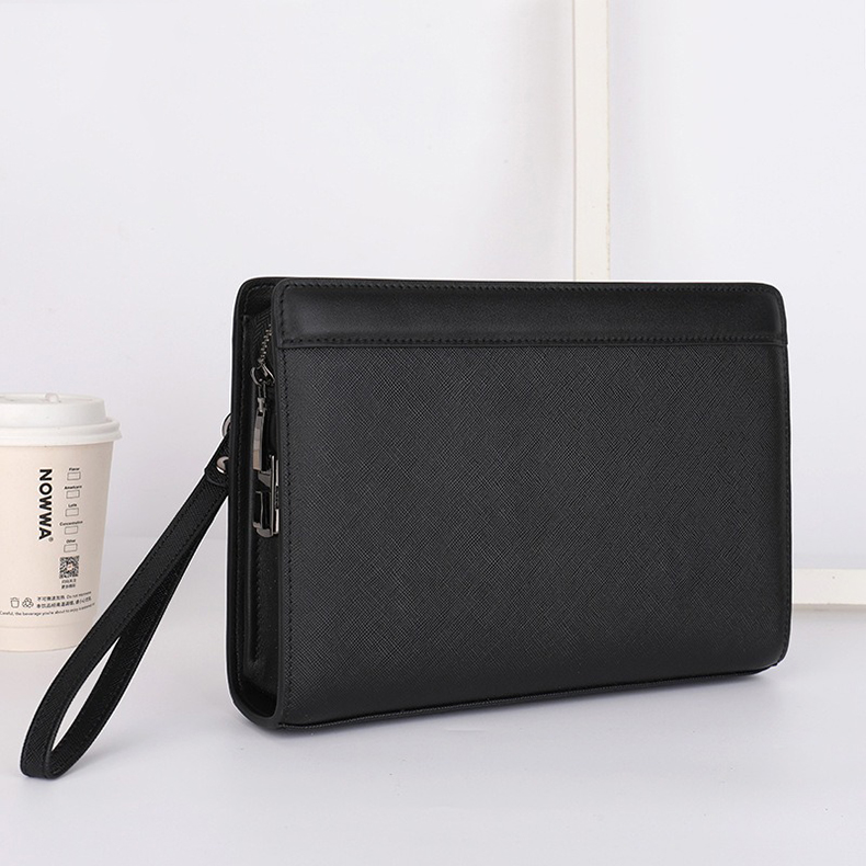 Clutch nam công sở da bò khóa số - 4516973