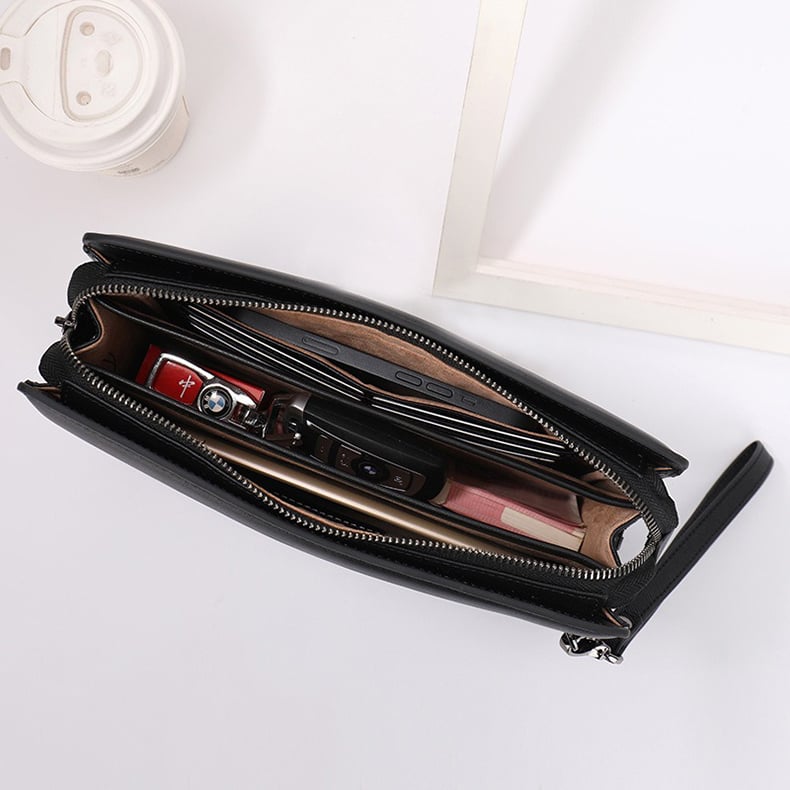 Clutch nam công sở da bò khóa số - 4516973