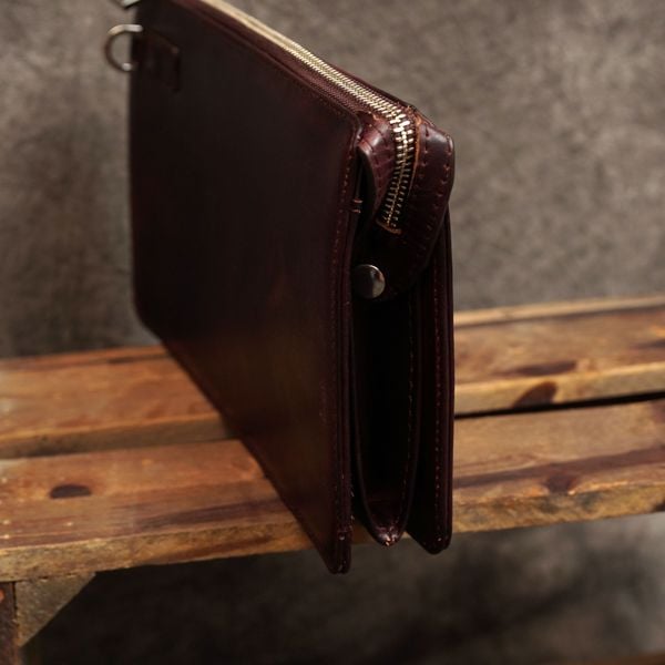 Clutch cầm tay da bò đa năng đựng Ipad Mini - 2310215