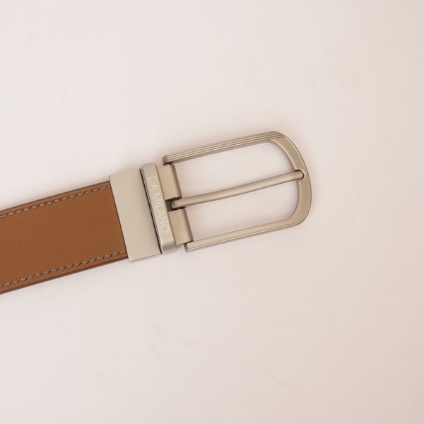 Dây lưng hai mặt đan tay thủ công Nâu trơn - 141933