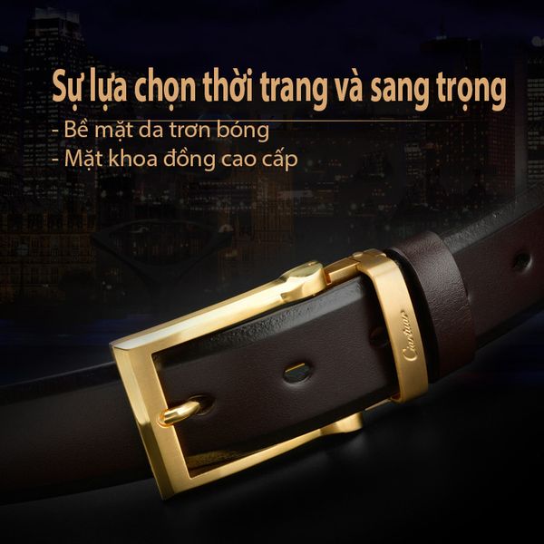 Dây lưng da công sở mặt khóa kim - 2091453