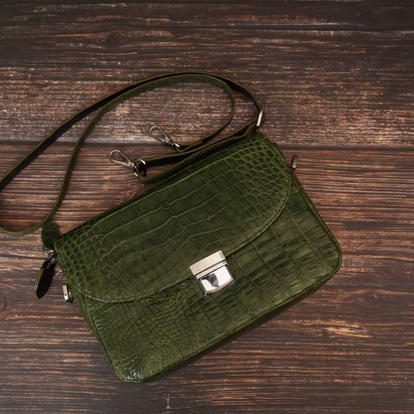 Túi đeo chéo nữ da Cá Sấu - 242936