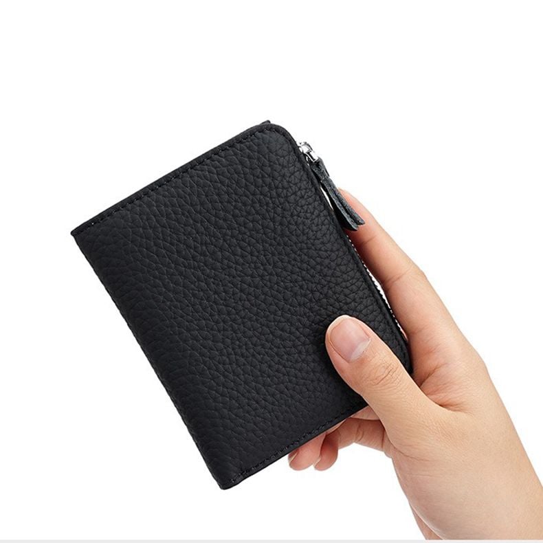 Ví ngắn nữ da bò thiết kế nhỏ, thời trang - 4321856