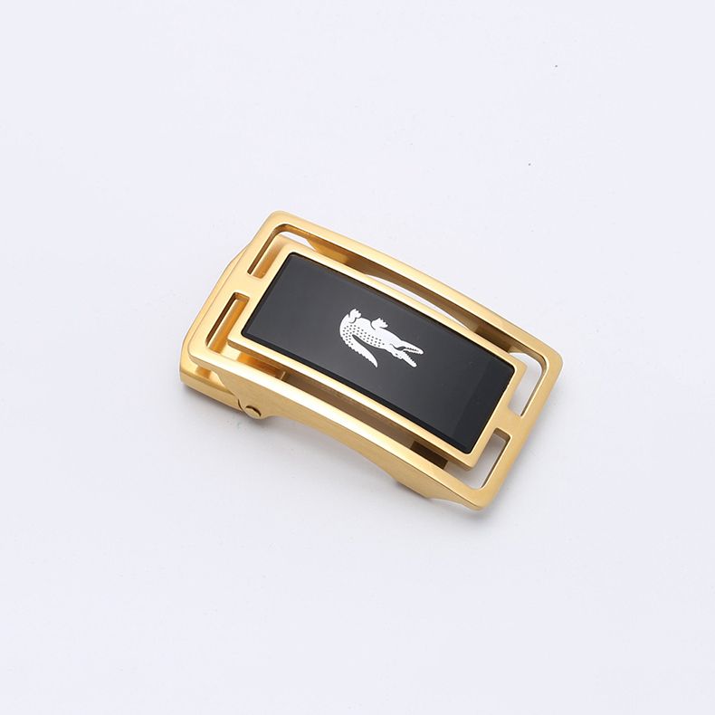 Dây lưng cá sấu khóa tự động bản 3,4cm - Nâu 3024818