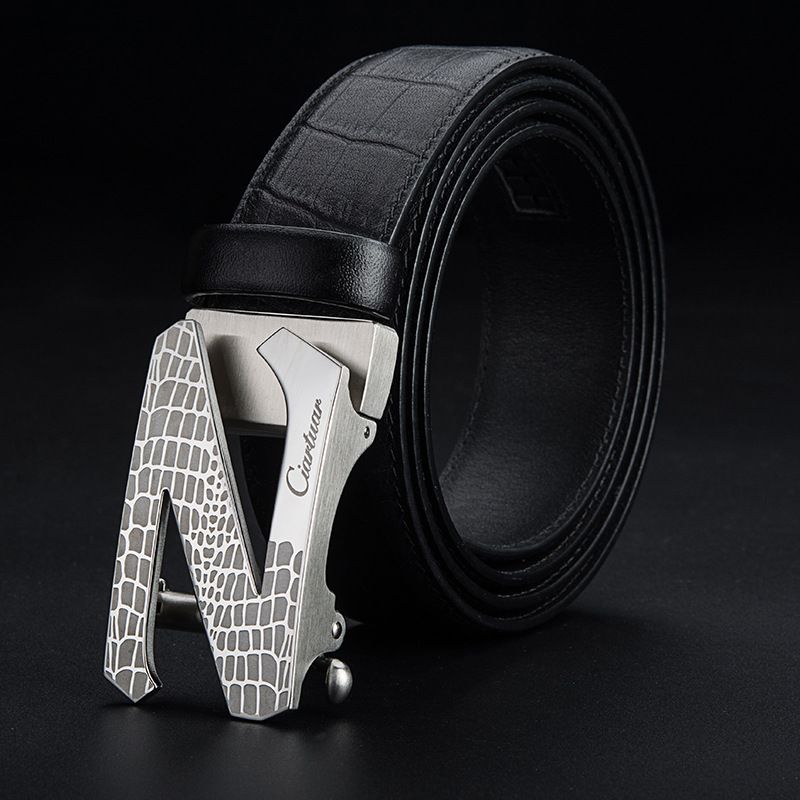 Thắt lưng da bò mặt Z - 925318