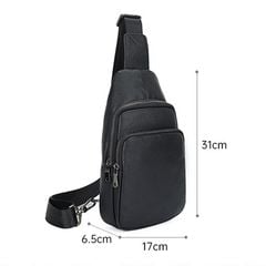 Túi bao tử nam da bò đơn giản, tiện lợi - 4688766
