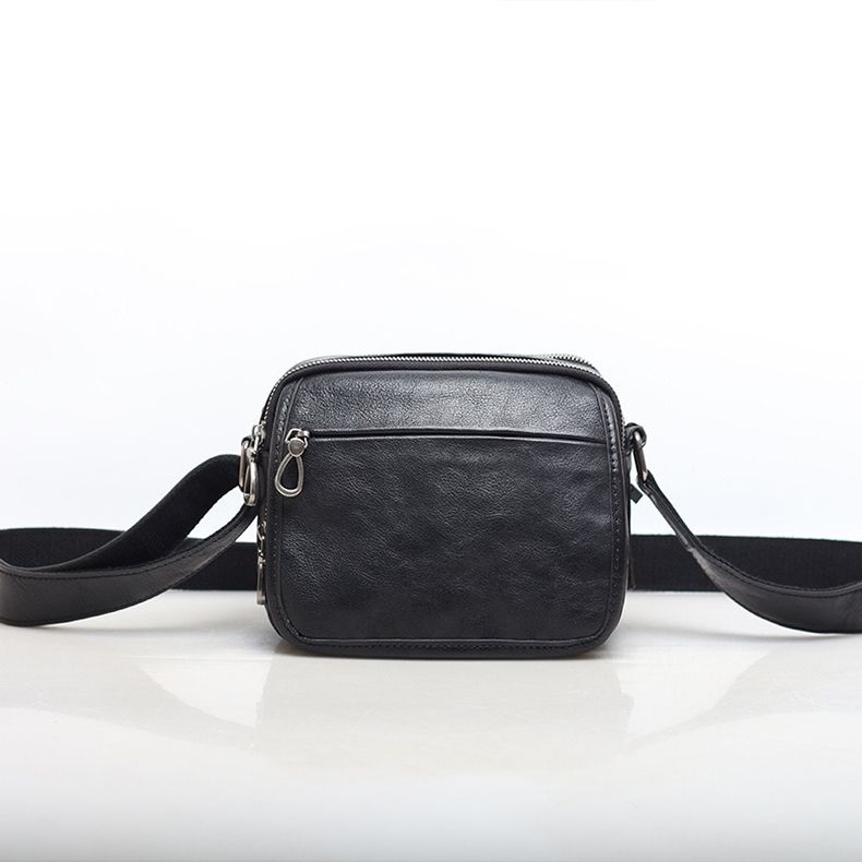 Túi đeo chéo dáng ngang nhỏ gọn da thật - 4268932