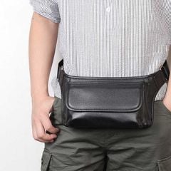 Túi đeo ngực đeo bụng đa năng da bò thật - 1475191
