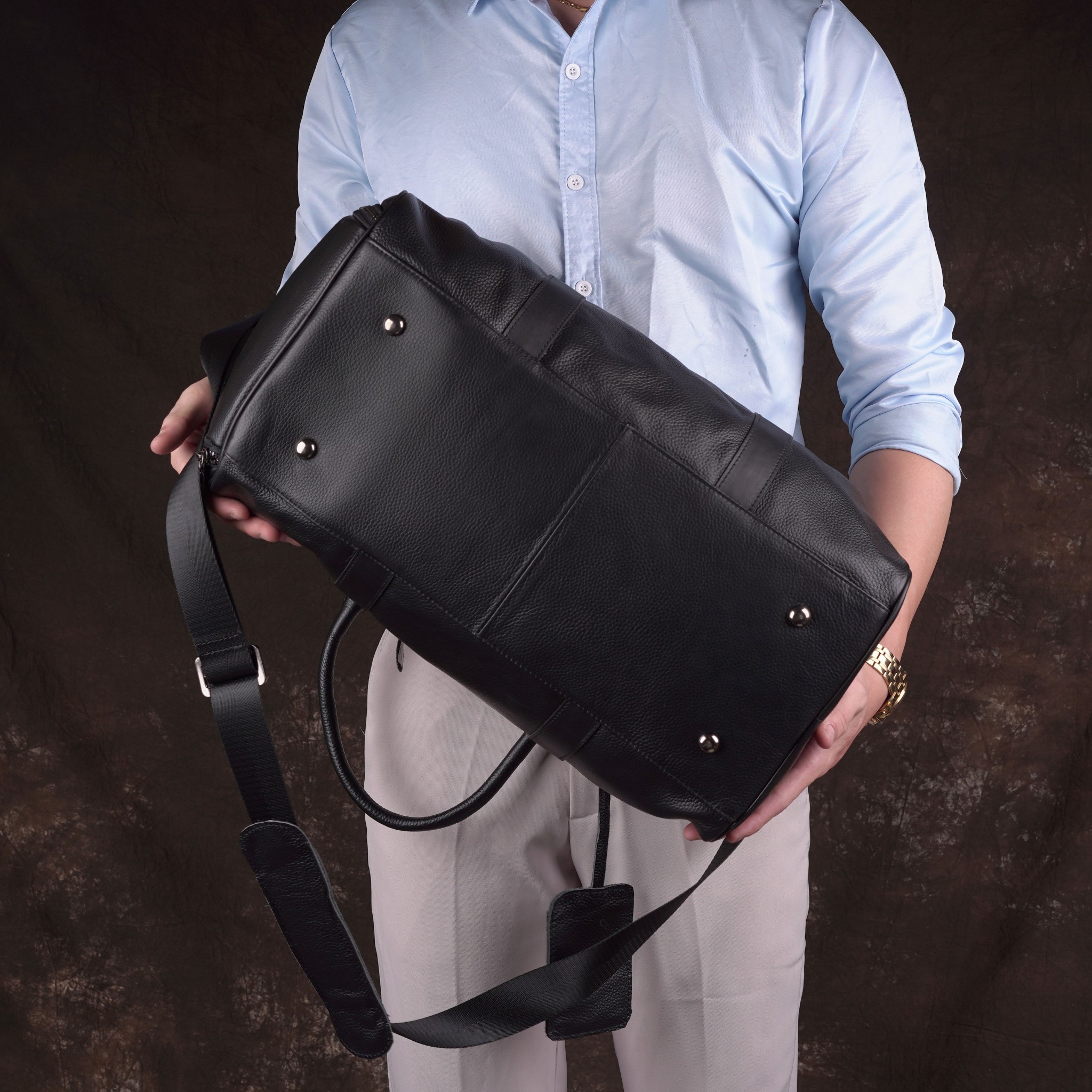 Túi du lịch da bò xịn sang trọng - 1084970