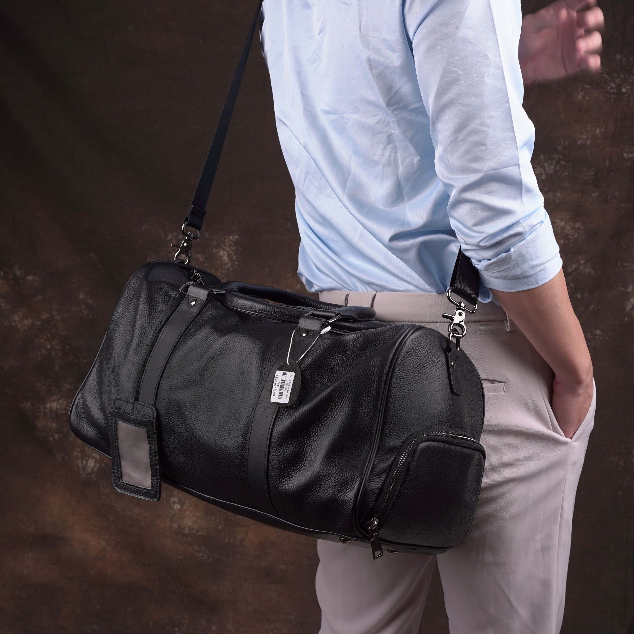 Túi du lịch da bò xịn sang trọng - 1084970