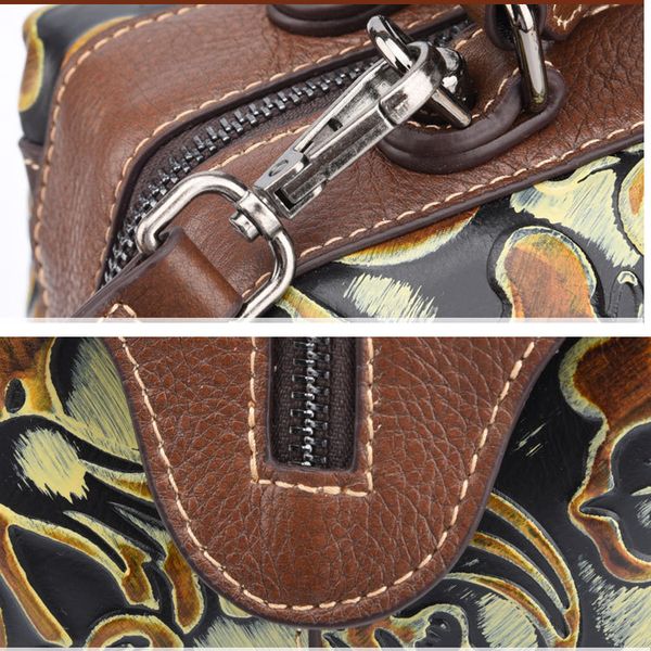 Túi nữ da thật hoa văn họa tiết đẹp thời trang - 795188