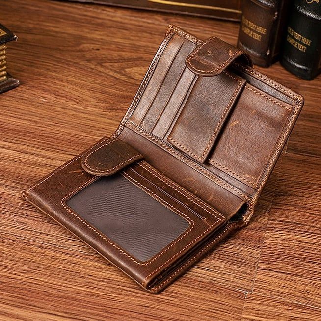Ví gấp nhiều ngăn da thật - 351188