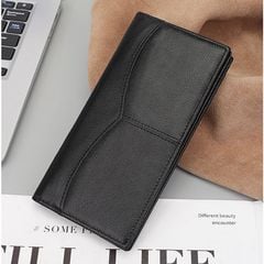 Ví cầm tay da bò gấp đôi mềm mại - 4455439