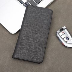 Ví cầm tay da bò gấp đôi mỏng, gọn - 4321788