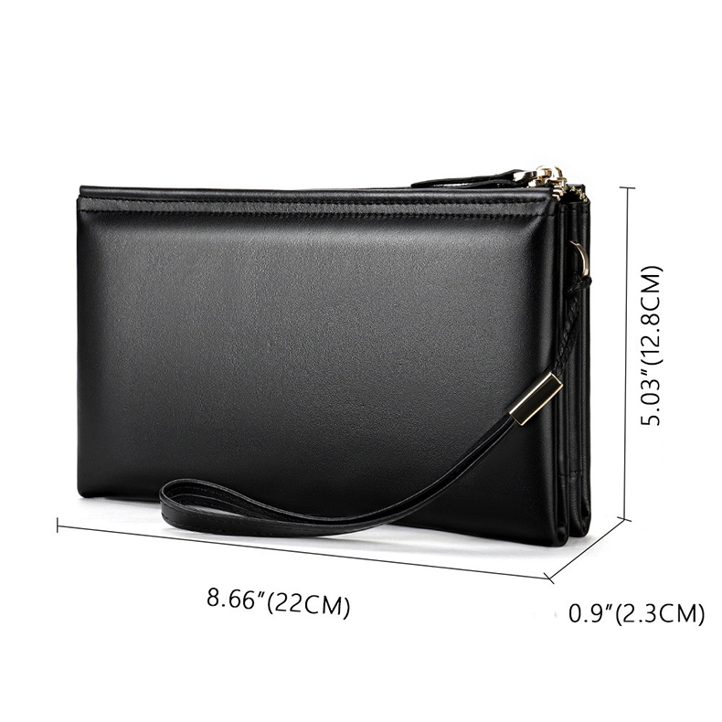 Ví Clutch cầm tay nam nữ da bò mềm - 3851656