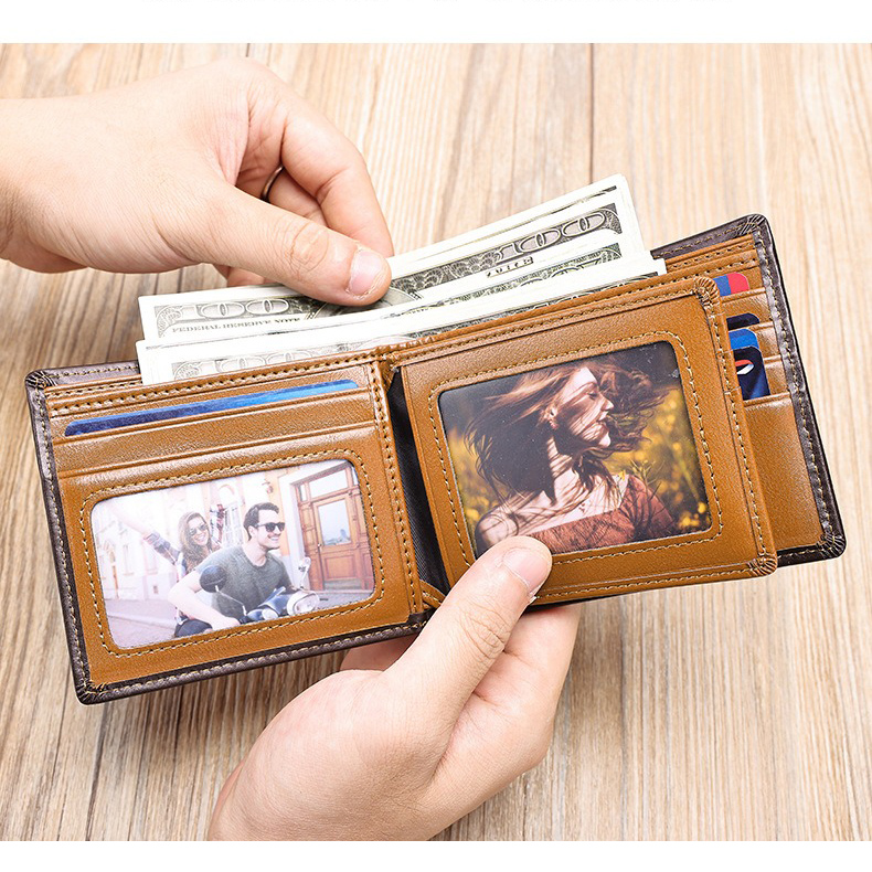 Ví da nam dáng ngang sang trọng, lịch thiệp - 4714036