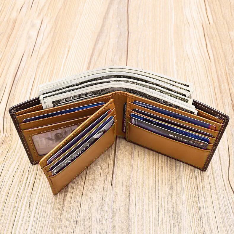 Ví da nam dáng ngang sang trọng, lịch thiệp - 4714036