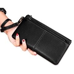 Ví dài nữ mỏng, thời trang da bò thật - 4409692