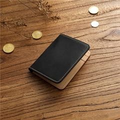 Ví Mini đựng thẻ, tiền lẻ da bò cao cấp - 4837662