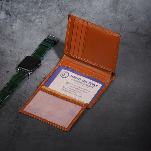 Ví nam da bò thật dáng đứng nhỏ gọn - 893112
