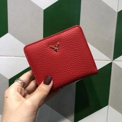 Ví nữ da bò gấp đôi mỏng gọn - 4777236