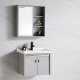  Bộ tủ Lavabo chất liệu Nhôm Aluminium chịu nước Eurolife BLV-AL09 màu Xanh nhạt 