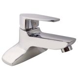  Vòi Lavabo nóng lạnh 2 chân Đồng mạ Chrome Eurolife EL-SUN 03 (Trắng bạc) 