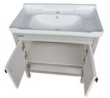  Bộ tủ Lavabo Nhựa - Carbon chịu nước Eurolife BLV-NC03 (Trắng xám) 