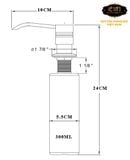  Bình xịt nước rửa chén Inox SUS 304 250ml Eurolife EL-BCR01 (Trắng bạc) 