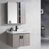 Bộ tủ Lavabo gỗ Polywood phủ Melamine chịu ẩm Eurolife BLV-PM07 Nâu nhạt