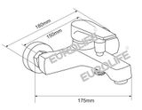  Bộ vòi sen nóng lạnh Eurolife EL-JAS 01 (Trắng bạc) 