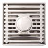 Hố ga thoát sàn Inox SUS 304 chống hôi có đường thoát cho máy giặt Eurolife EL-HG05 (trắng bạc)