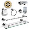  Bộ phụ kiện Inox SUS 304 6 món trong phòng tắm Eurolife EL-P01 