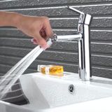  Vòi Lavabo nóng lạnh điếu cao thông minh, chất liệu Đồng mạ Chrome Eurolife EL-D24 (Trắng bạc) 