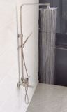  Bộ sen cây tắm đứng nóng lạnh Inox SUS 304 Eurolife EL-SC-IN01 (Trắng vàng) 