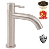  Vòi lavabo lạnh Inox SUS 304 Eurolife EL-LL123 ( Trắng vàng ) 