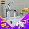 Vòi Lavabo nóng lạnh Đồng mạ Chrome Eurolife EL-AZA02 (Trắng bạc)