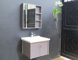  Bộ tủ Lavabo chất liệu Nhôm Aluminium chịu nước Eurolife BLV-AL07 màu Nâu 