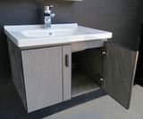  Bộ tủ Lavabo gỗ Polywood phủ Melamine chịu ẩm Eurolife BLV-PM04 Xám nhạt 