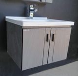  Bộ tủ Lavabo gỗ Polywood phủ Melamine chịu ẩm Eurolife BLV-PM04 Xám nhạt 