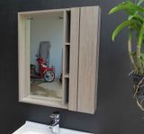  Bộ tủ Lavabo gỗ Polywood phủ Melamine chịu ẩm Eurolife BLV-PM07 Nâu nhạt 