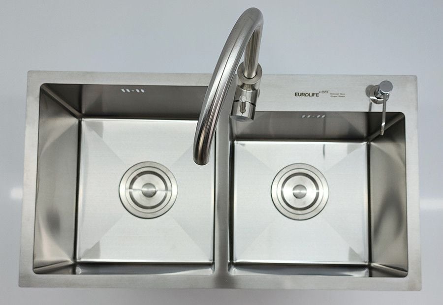 Chậu Rửa Bát 2 Hố Inox 304 Hàn Quốc Sự Lựa Chọn Hoàn Hảo Cho Không Gian Bếp