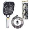 Bộ tay dây sen 3 chức năng chảy, nhựa ABS mạ Chrome Eurolife EL-127SH-T