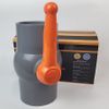Van uPVC thân đúc bi nhưa ABS 90, 114mm Eurolife EL-VN (Tay cam)