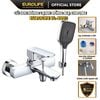 Bộ vòi sen nóng lạnh Đồng mạ Chrome Eurolife EL-8001 (Trắng bạc)