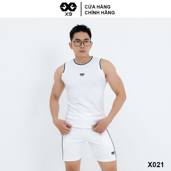 Áo Tanktop 3 Lỗ Nam Bo Viền 1 Nữa - X9 Sportswear - X021