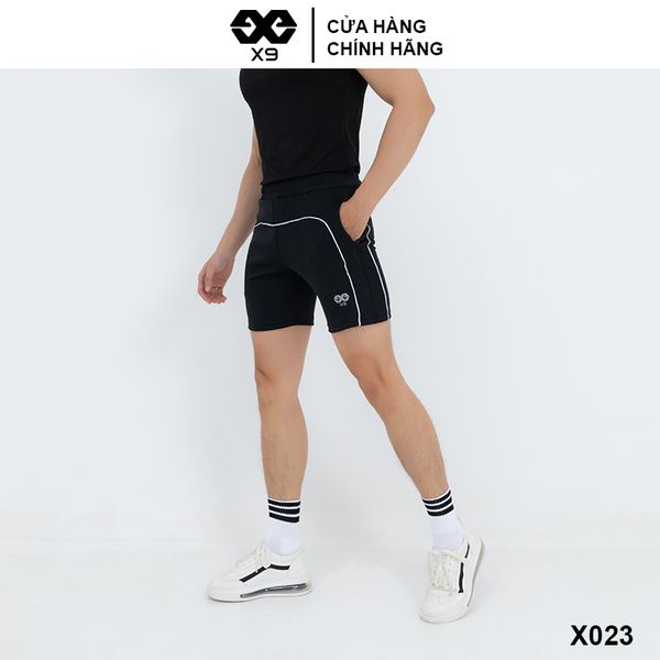 Quần Short Thun Nam Thể Thao Bo Viền - X9 Sportswear - X023