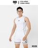 Áo Ba Lỗ Tanktop Nam Phối Sọc Thể Thao Tập Gym X9 Sportswear - X026