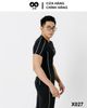 Áo Thun Nam Ngắn Tay Phối Sọc Cổ Tròn Thể Thao Tập Gym Chạy Bộ - X9 Sportswear - X027