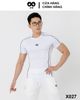 Áo Thun Nam Ngắn Tay Phối Sọc Cổ Tròn Thể Thao Tập Gym Chạy Bộ - X9 Sportswear - X027